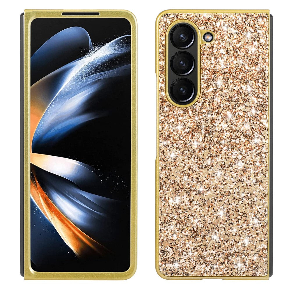 Galaxy Z Fold5 5G Schutzhülle – Funkelnde Glitzer-Rückseite
