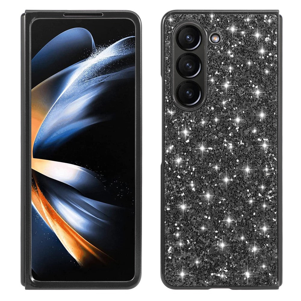 Galaxy Z Fold5 5G Schutzhülle – Funkelnde Glitzer-Rückseite
