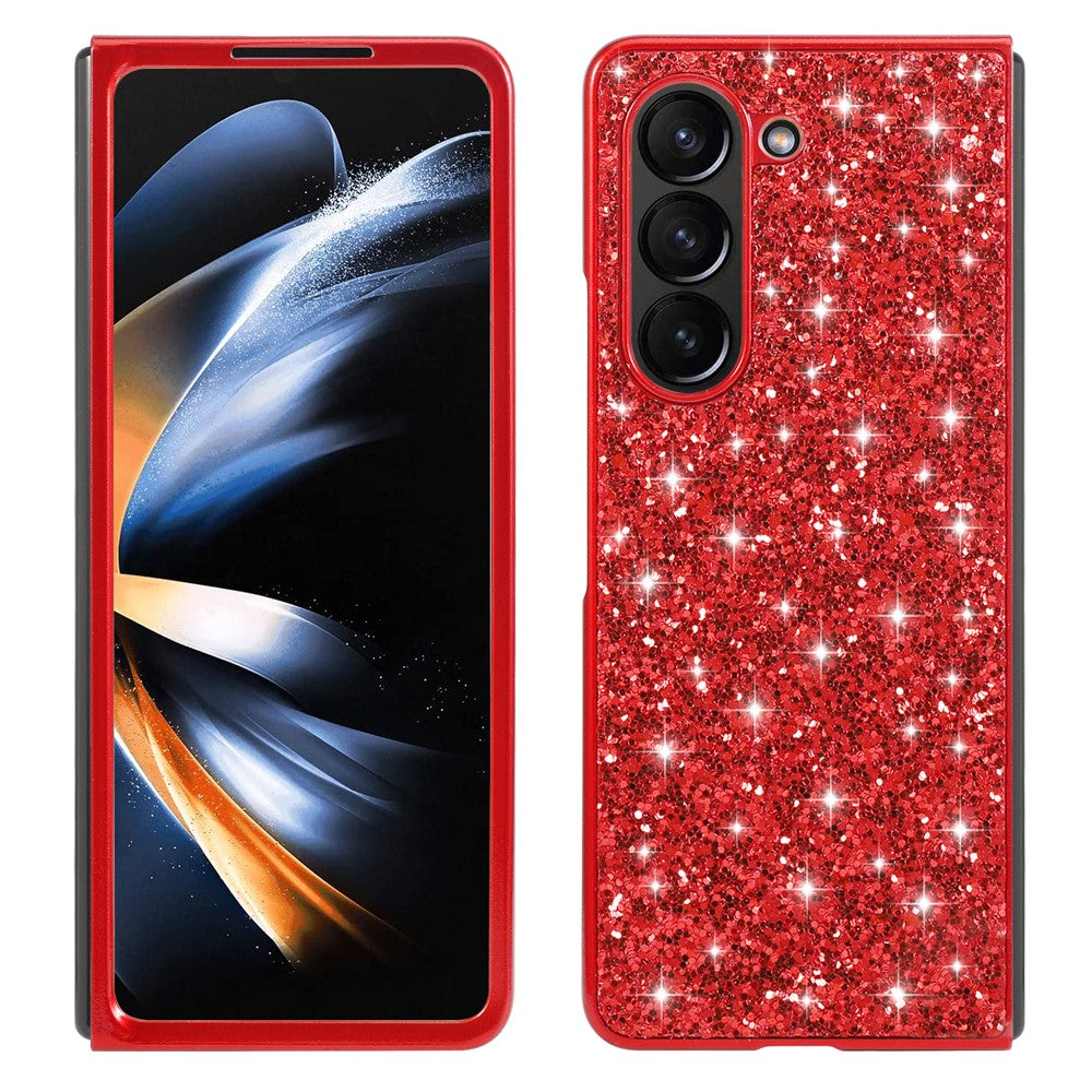 Galaxy Z Fold5 5G Schutzhülle – Funkelnde Glitzer-Rückseite