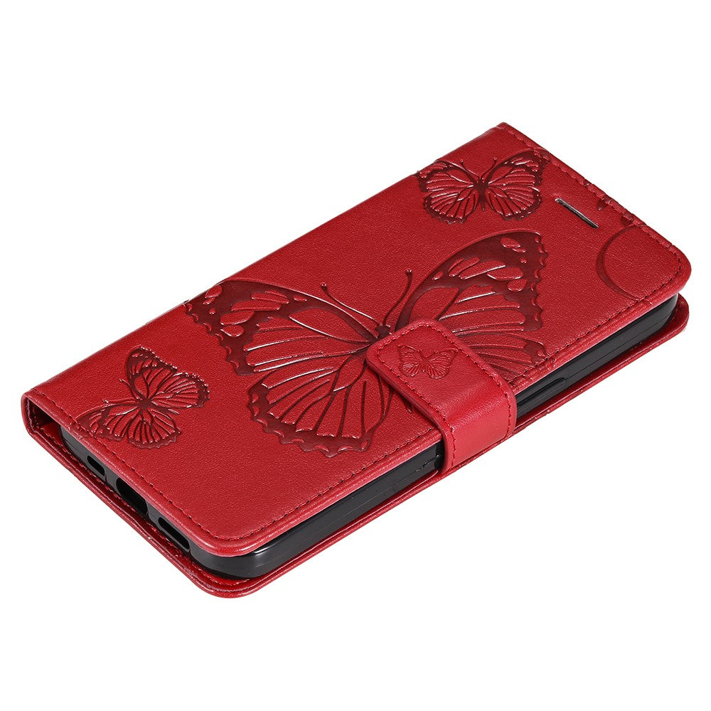 Galaxy S23 FE Wallet-Hülle – Schmetterling Aufgedruckt & Mit Ständer und Riemen