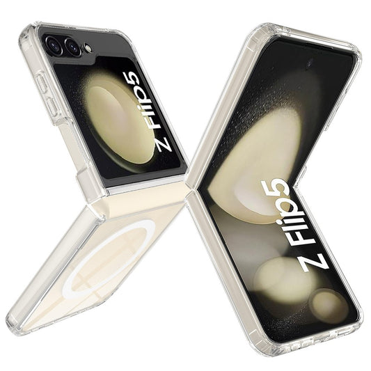 Galaxy Z Flip5 Magnetische Hülle – Transparent