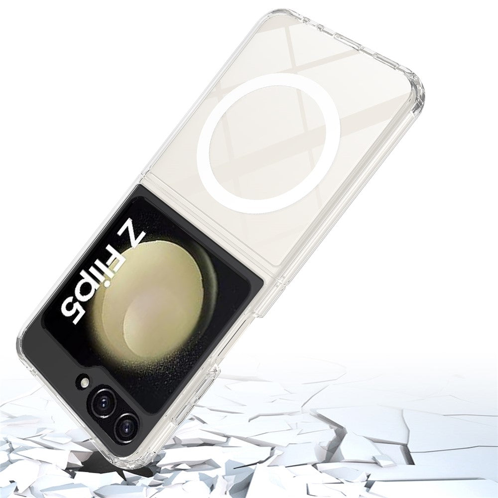 Galaxy Z Flip5 Magnetische Hülle – Transparent