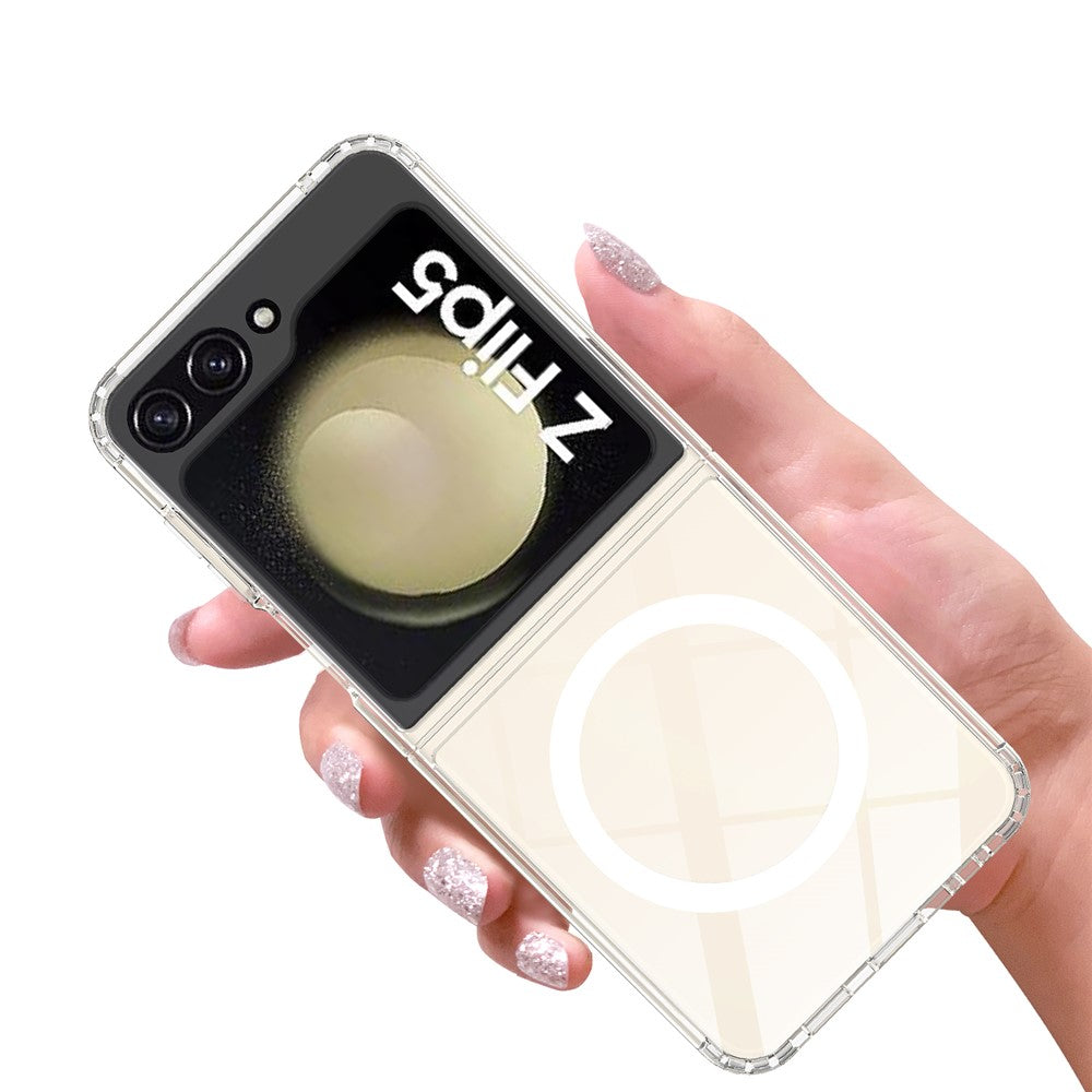 Galaxy Z Flip5 Magnetische Hülle – Transparent