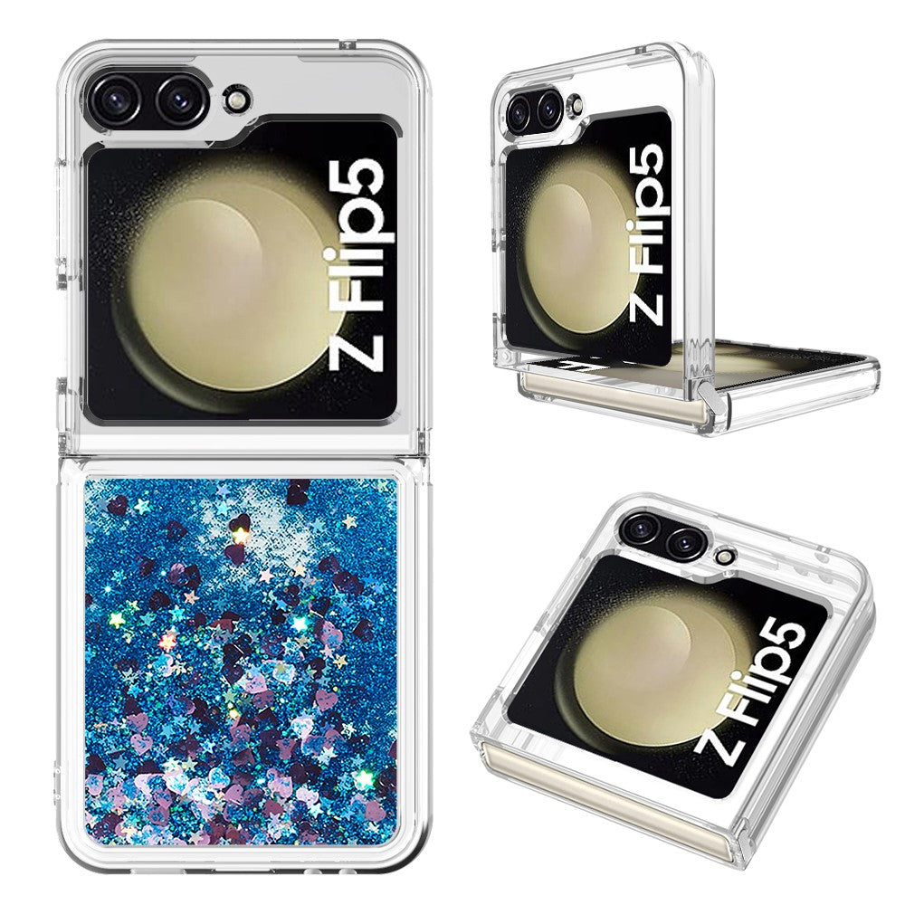 Galaxy Z Flip5 5G Glitzer-Hülle – Stoßfest & mit Treibsand