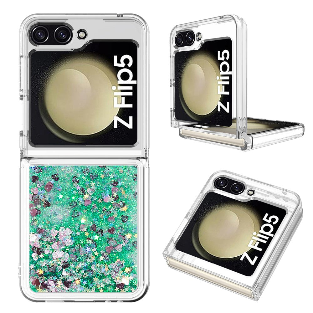 Galaxy Z Flip5 5G Glitzer-Hülle – Stoßfest & mit Treibsand