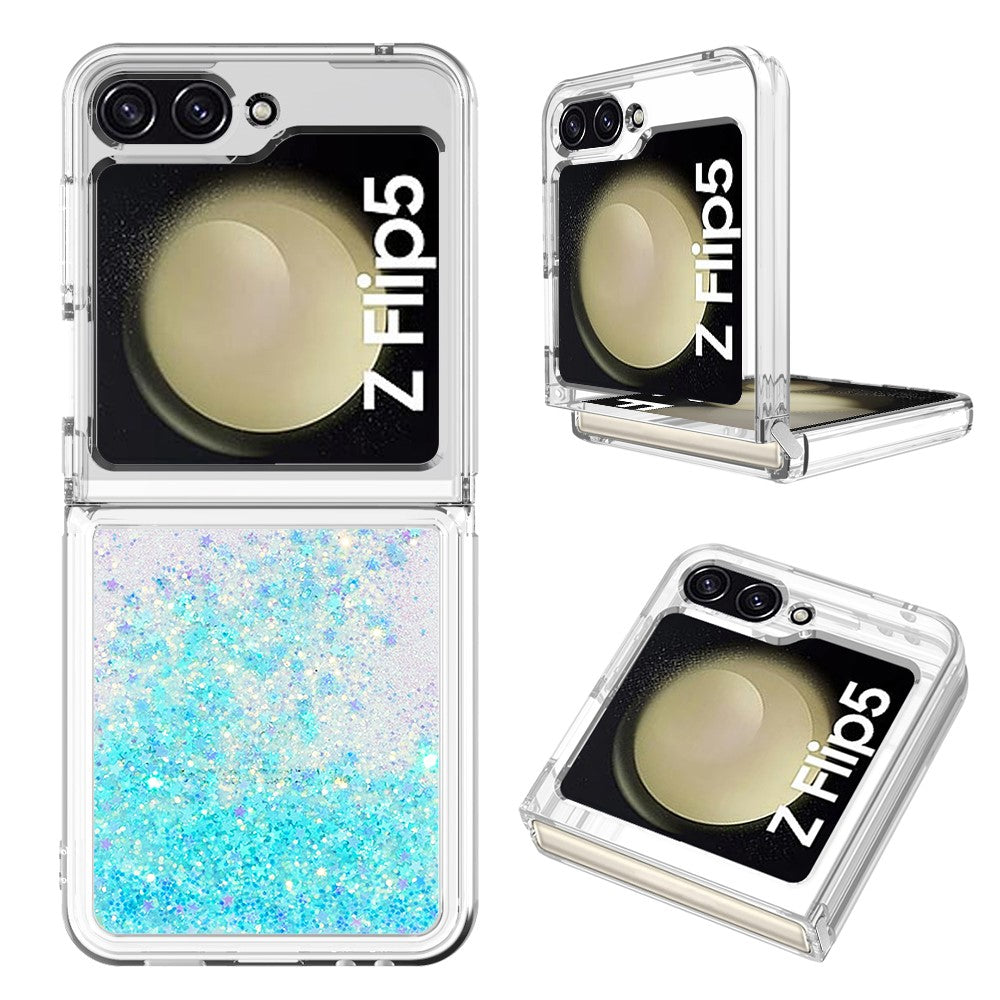 Galaxy Z Flip5 5G Glitzer-Hülle – Stoßfest & mit Treibsand