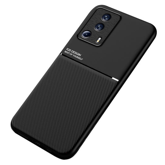 Xiaomi Civi 2 5G / Xiaomi 13 Lite Handyhülle – Lines Imprinted Phone Case Civi 2 5G, magnetische Autohalterung aus Leder und TPU