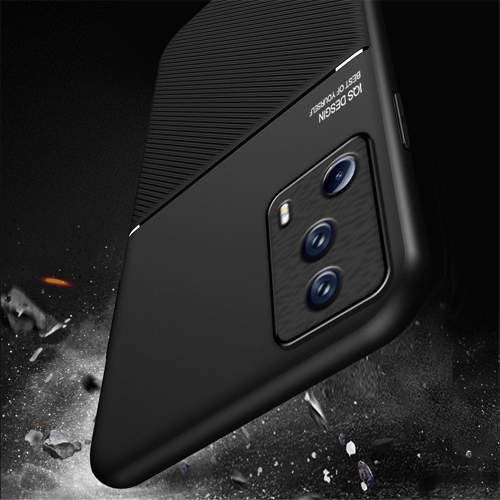 Lines Imprinted Phone Case for Xiaomi 13 Lite / Civi 2 5G , Magnetic Car Mount Leather+TPU Phone Cover