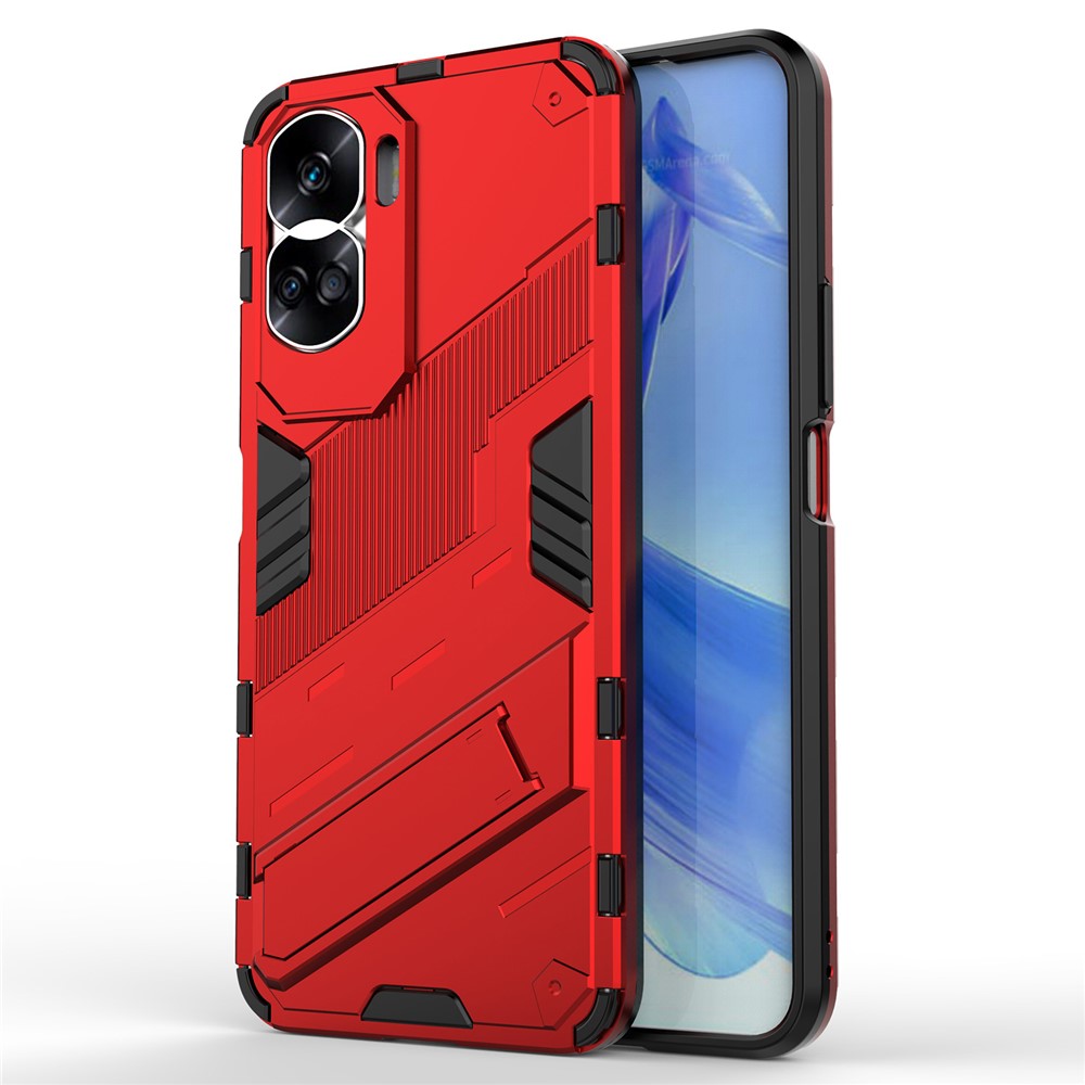 For Honor 90 Lite 5G / X50i 5G Drop Protection Phone Case Kickstand PC+TPU Back Cover
