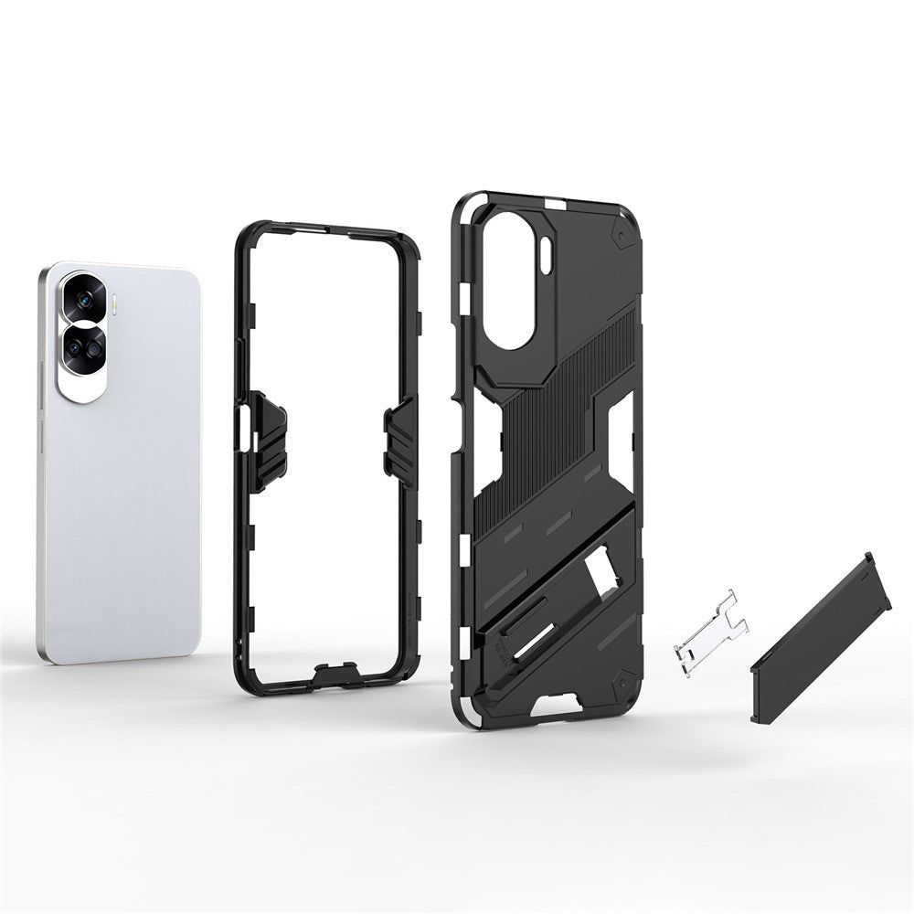 For Honor 90 Lite 5G / X50i 5G Drop Protection Phone Case Kickstand PC+TPU Back Cover