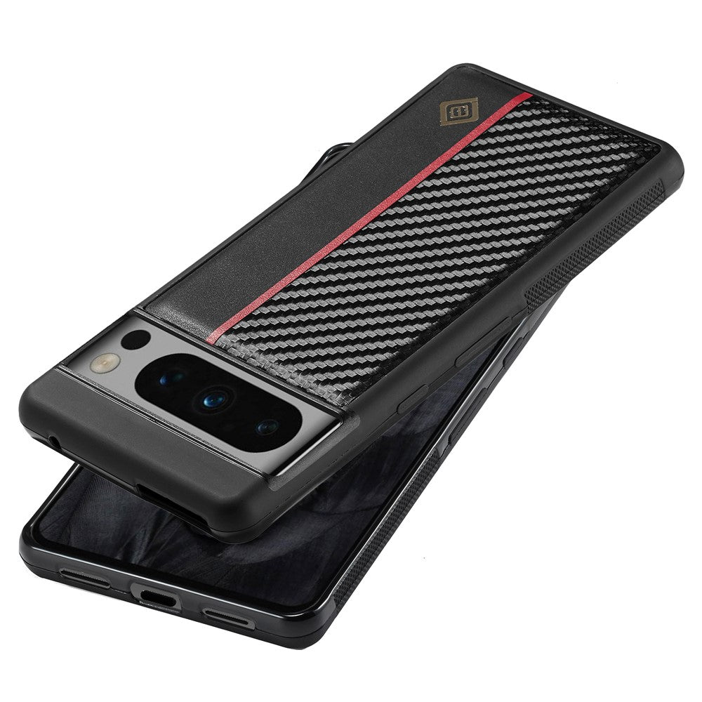 Pixel 8 Pro Stoßfeste Hülle - Carbonfaser-Optik