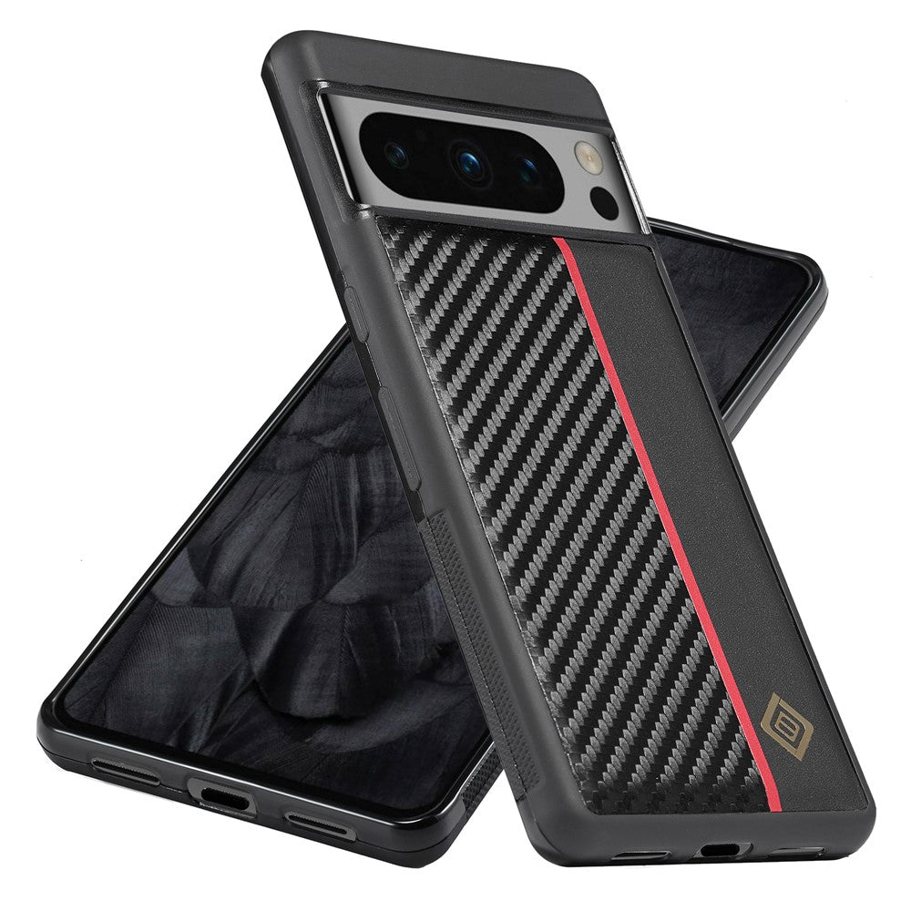 Pixel 8 Pro Stoßfeste Hülle - Carbonfaser-Optik