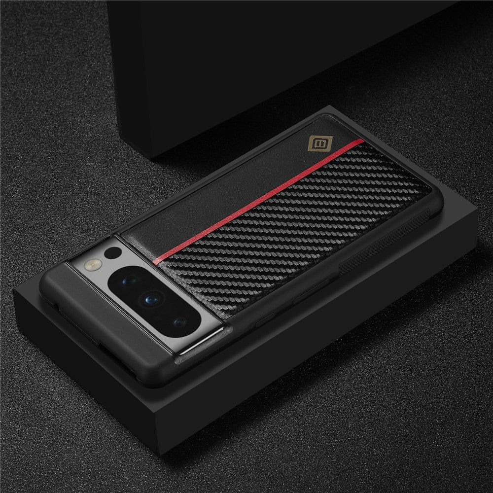 Pixel 8 Pro Stoßfeste Hülle - Carbonfaser-Optik