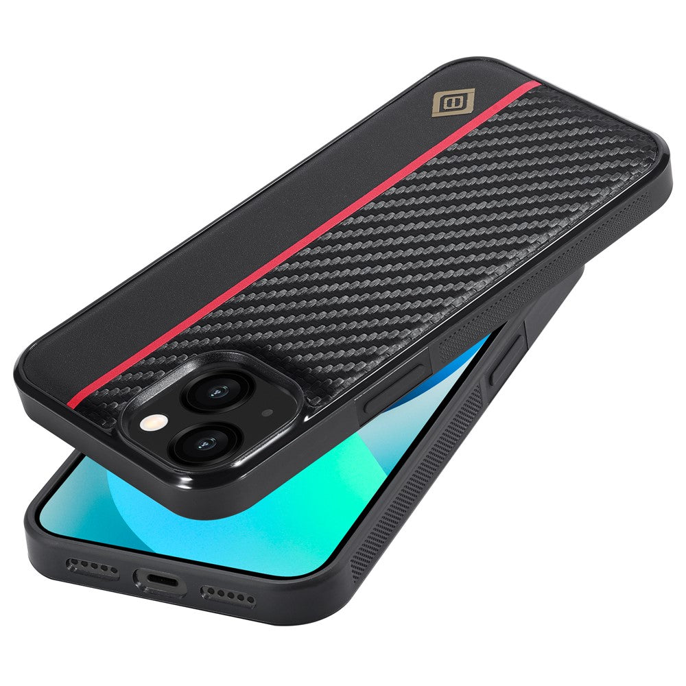 iPhone 15 Stoßfeste Hülle - Carbonfaser-Optik