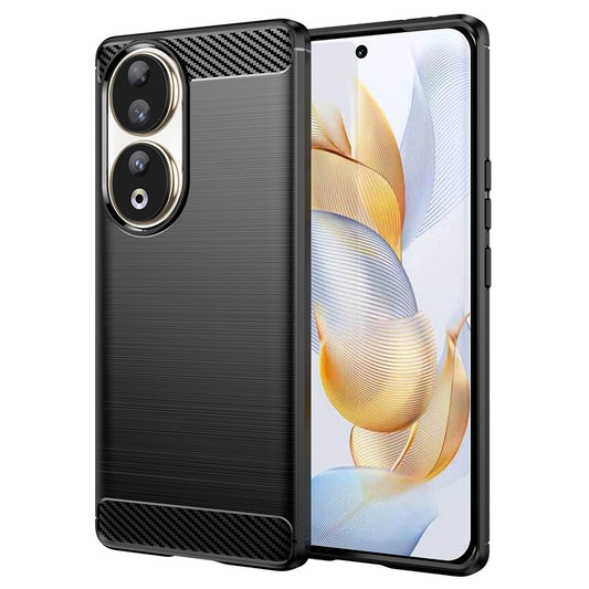 Honor 90 Handyhülle – mit Kohlefaserstruktur, aus TPU
