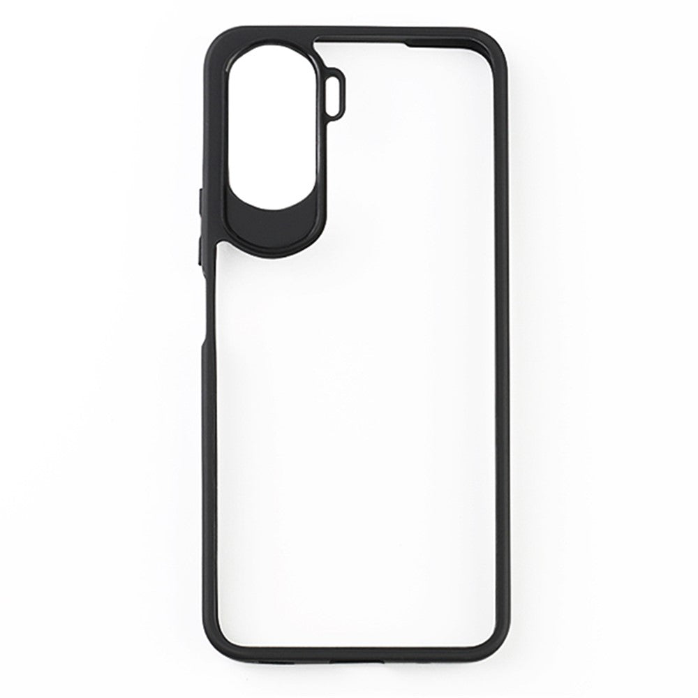 For Honor 90 Lite 5G / X50i 5G Shockproof PC + TPU Clear Phone Shell Anti-Fingerprint Phone Case Cover