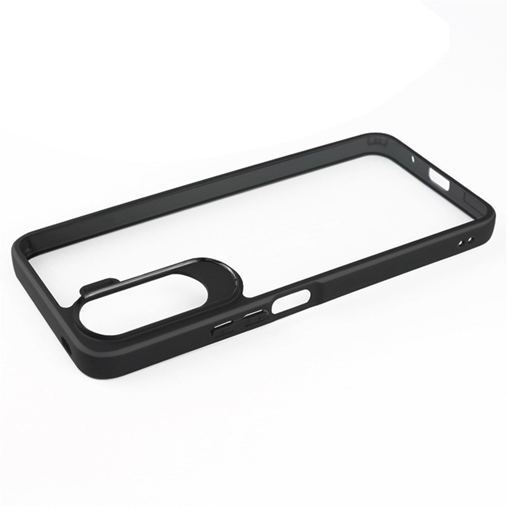 For Honor 90 Lite 5G / X50i 5G Shockproof PC + TPU Clear Phone Shell Anti-Fingerprint Phone Case Cover