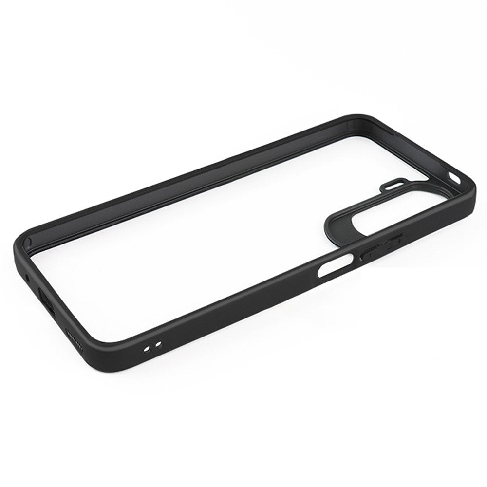 For Honor 90 Lite 5G / X50i 5G Shockproof PC + TPU Clear Phone Shell Anti-Fingerprint Phone Case Cover