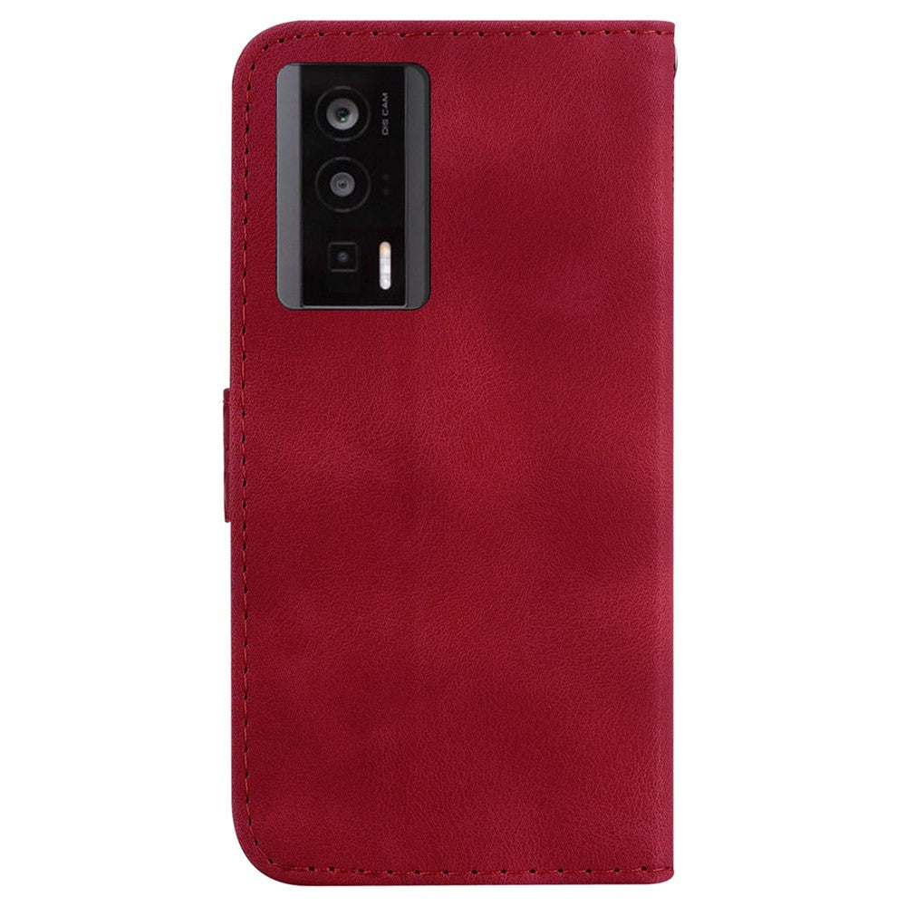 For Xiaomi Poco F5 Pro 5G / Redmi K60 Pro 5G / K60 5G PU Leather Stand Phone Case 7-Shape Imprinted Wallet Cover