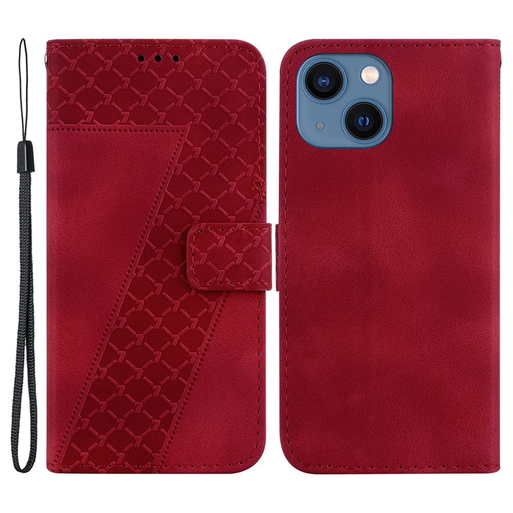 iPhone 15 Pro Max Leder-Wallet-Hülle – Mit Prägung & Ständer