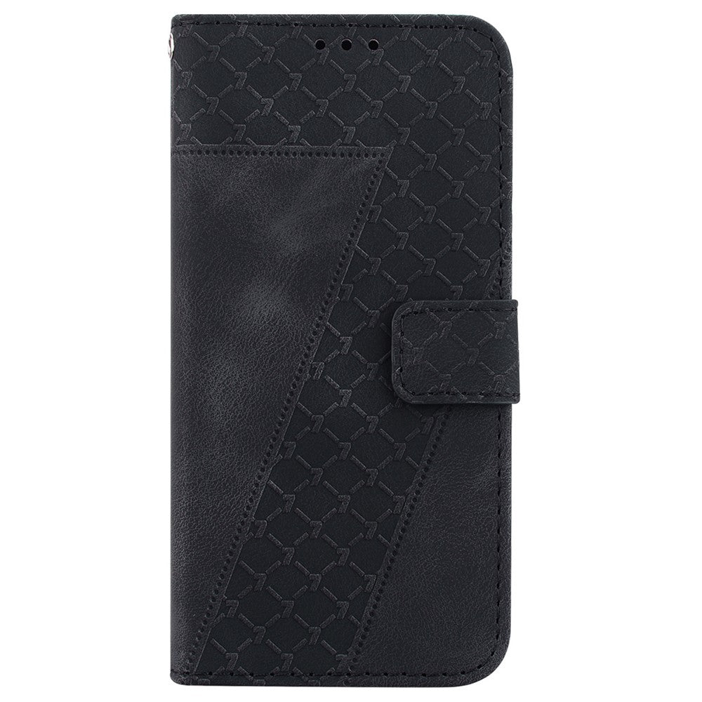iPhone 14 Plus Leder-Wallet-Hülle – Mit Prägung & Ständer