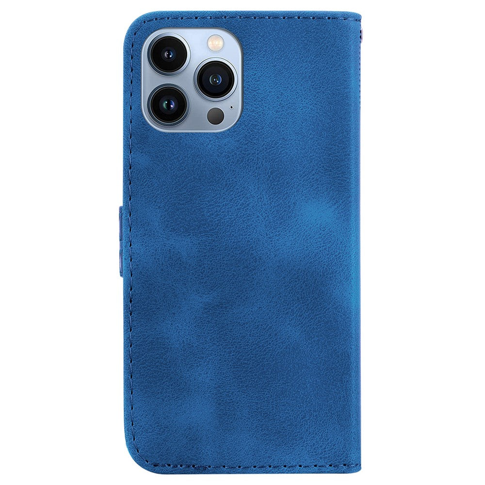 iPhone 14 Pro Max Leder-Wallet-Hülle – Mit Prägung & Ständer