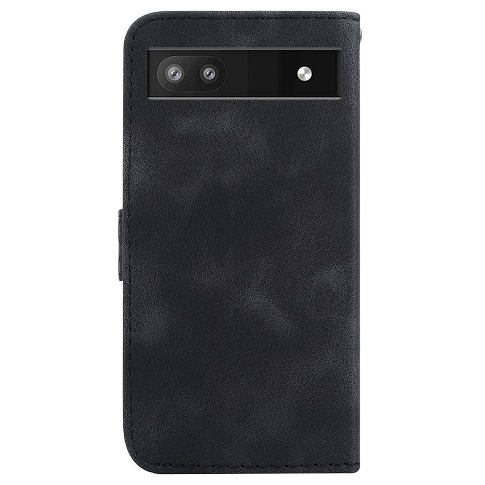 Pixel 6a Leder-Wallet-Hülle – Mit Prägung & Ständer