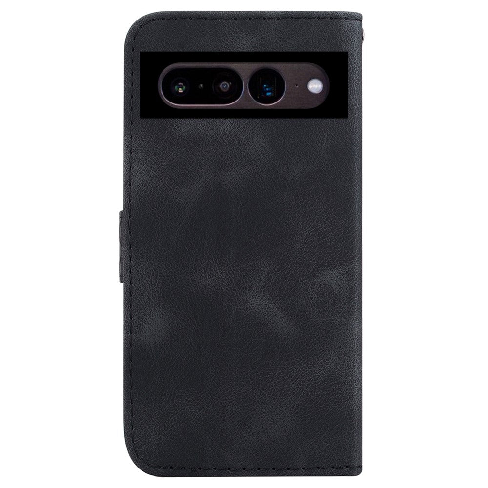 Pixel 7 Pro 5G Leder-Wallet-Hülle – Mit Prägung & Ständer