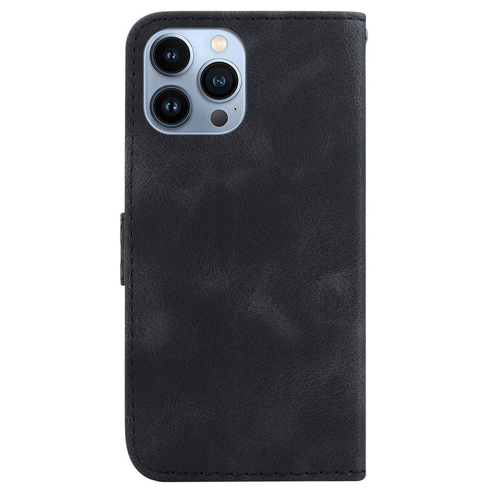 iPhone 13 Pro Leder-Wallet-Hülle – Mit Prägung & Ständer