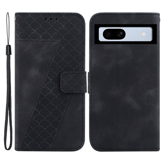 Pixel 7a Leder-Wallet-Hülle – Mit Prägung & Ständer