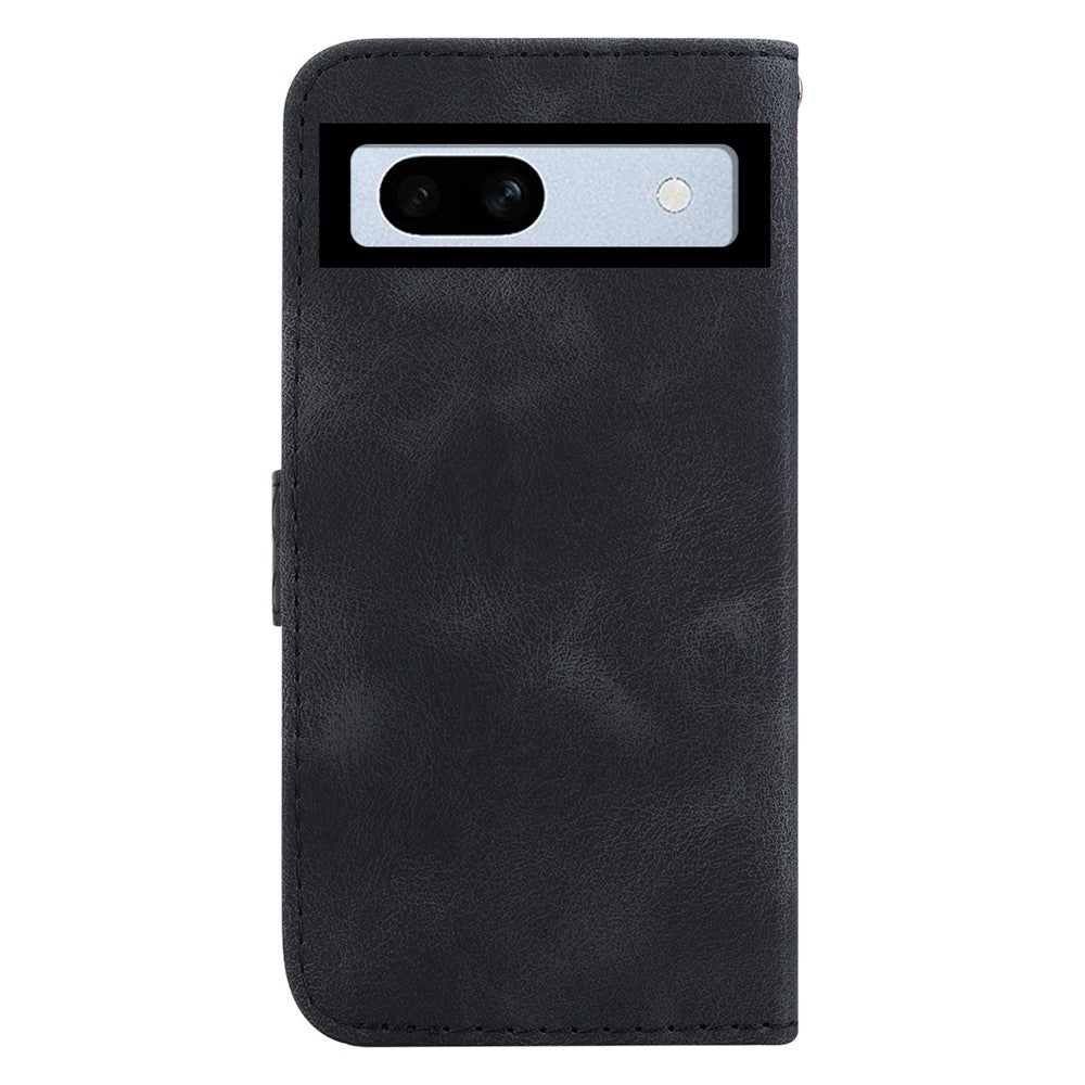 Pixel 7a Leder-Wallet-Hülle – Mit Prägung & Ständer