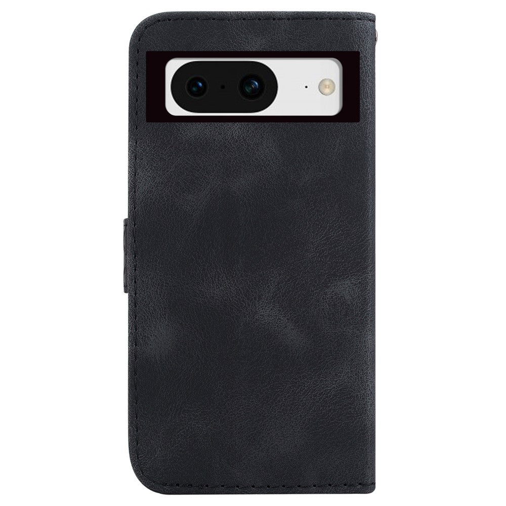 Pixel 8 Leder-Wallet-Hülle – Mit Prägung & Ständer