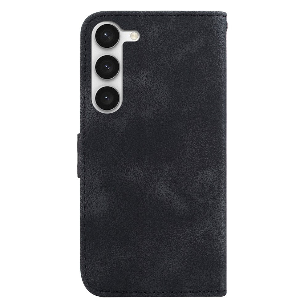 Galaxy S23 Leder-Wallet-Hülle – Mit Prägung & Ständer