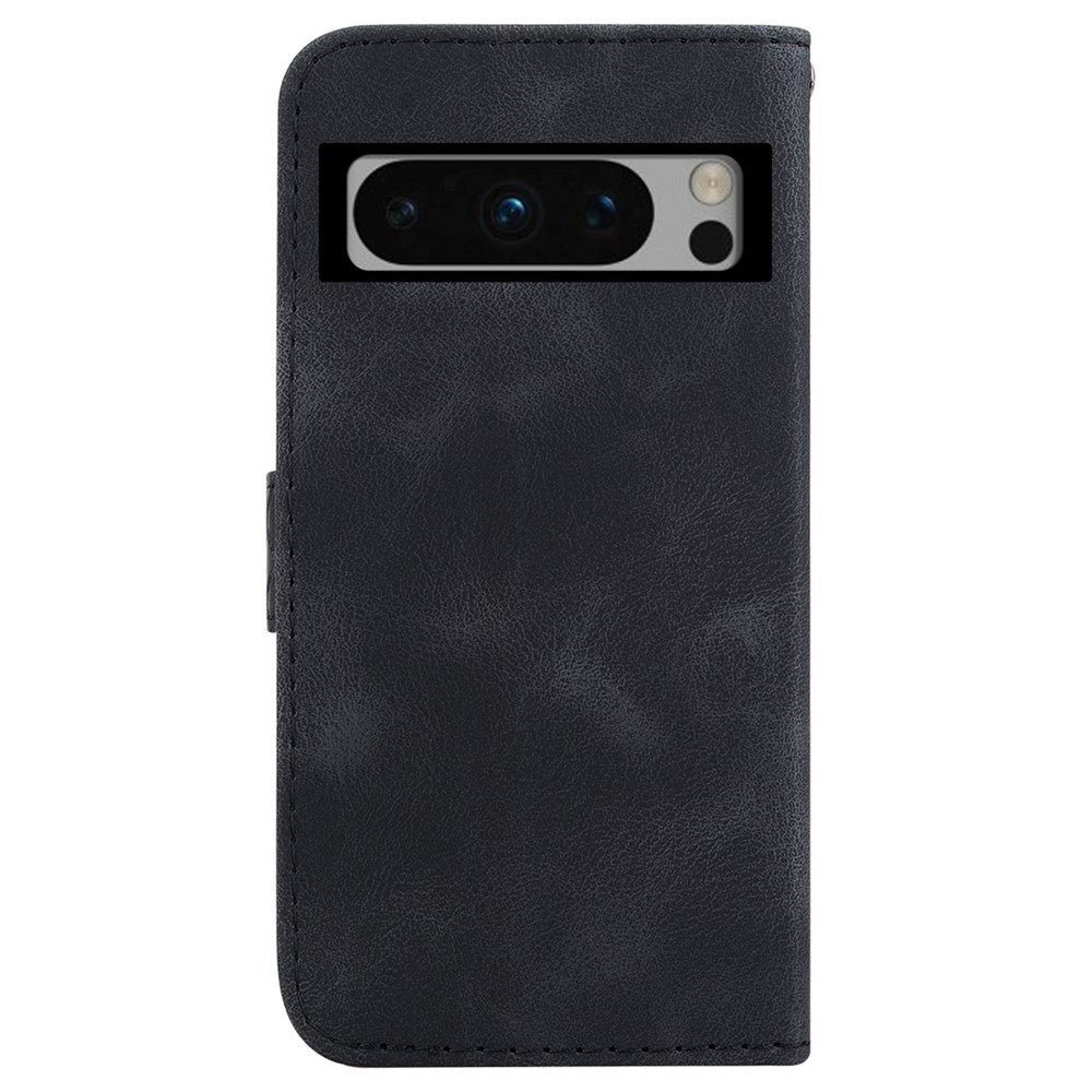 Pixel 8 Pro Leder-Wallet-Hülle – Mit Prägung & Ständer