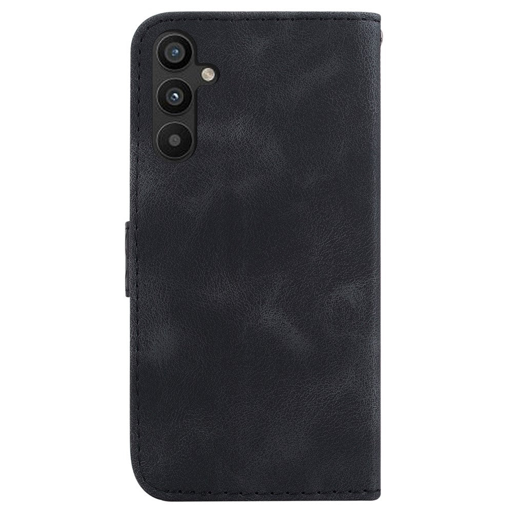 Galaxy A34 5G Leder-Wallet-Hülle – Mit Prägung & Ständer