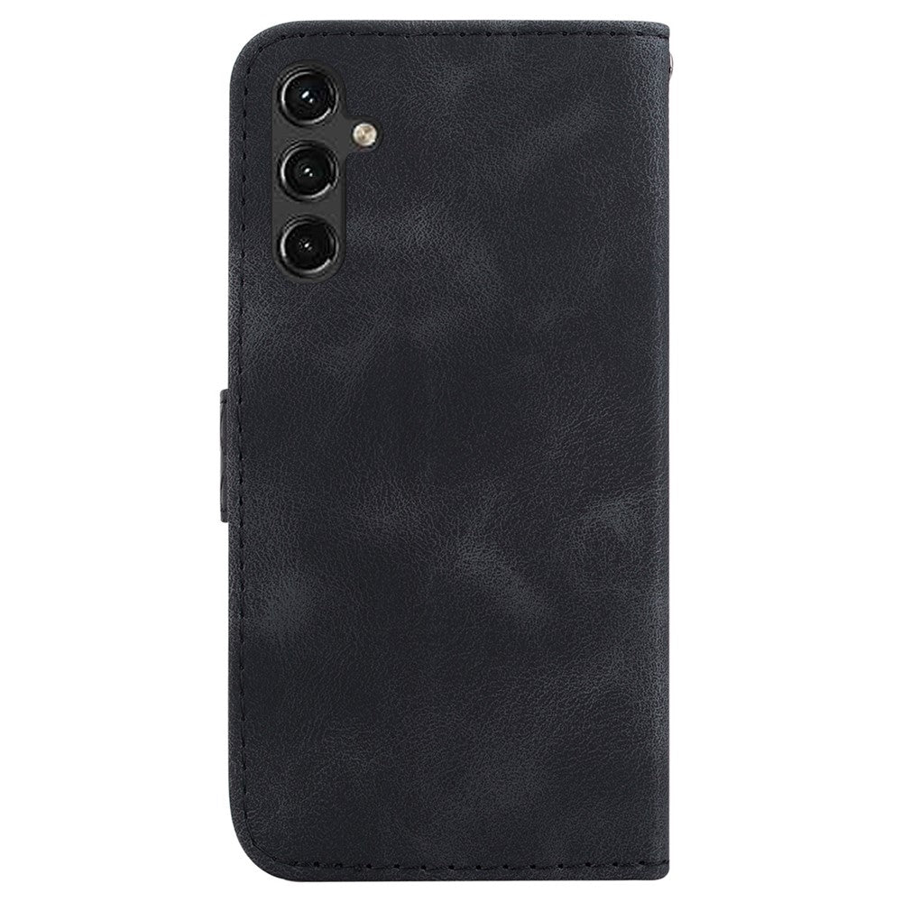 Galaxy A14 5G/4G Leder-Wallet-Hülle – Mit Prägung & Ständer