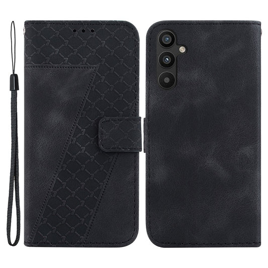Galaxy A54 5G Leder-Wallet-Hülle – Mit Prägung & Ständer
