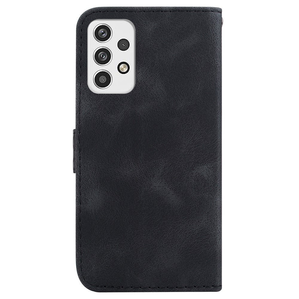 Galaxy A23 5G/4G Leder-Wallet-Hülle – Mit Prägung & Ständer