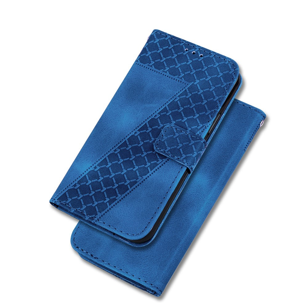 Galaxy A53 5G Leder-Wallet-Hülle – Mit Prägung & Ständer