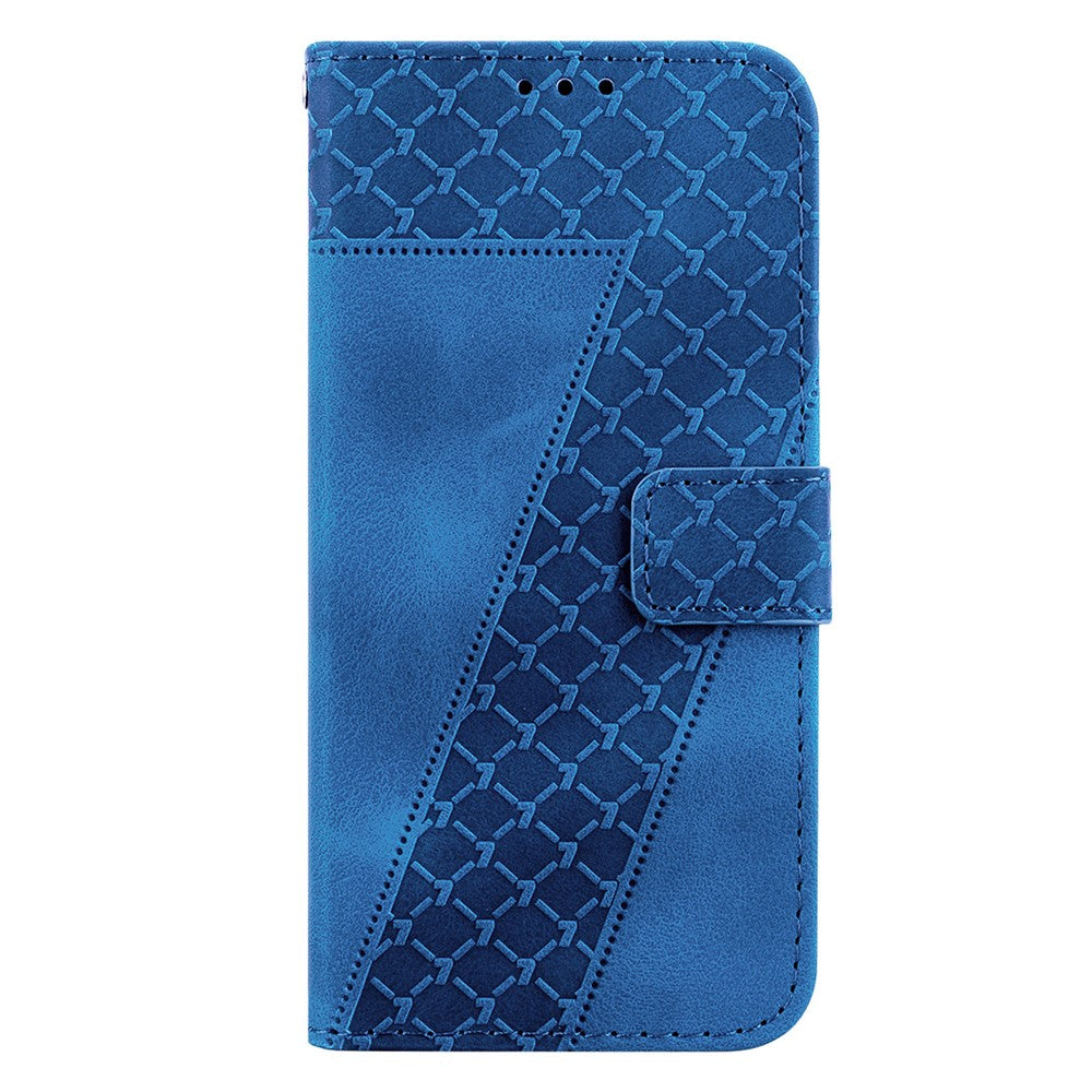 Galaxy A53 5G Leder-Wallet-Hülle – Mit Prägung & Ständer