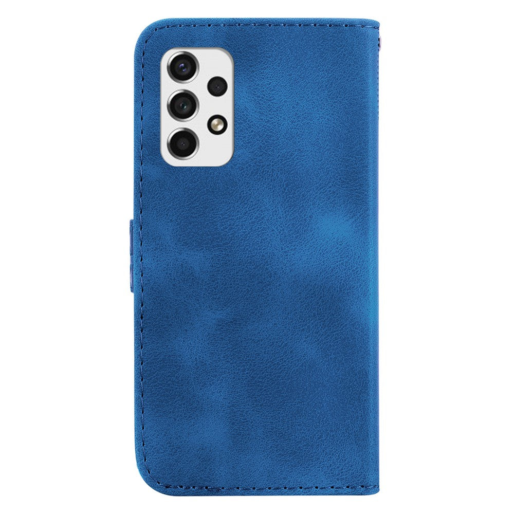 Galaxy A53 5G Leder-Wallet-Hülle – Mit Prägung & Ständer