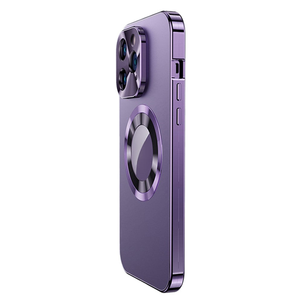 iPhone 14 Pro Max Magnet-Hülle – Transparent – Aluminium & Glas