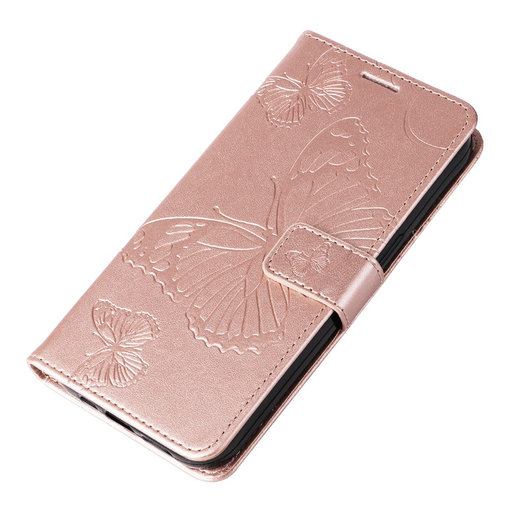 For Honor 90 Wallet Case Floral Butterfly Imprinted Leather Phone Cover Stand