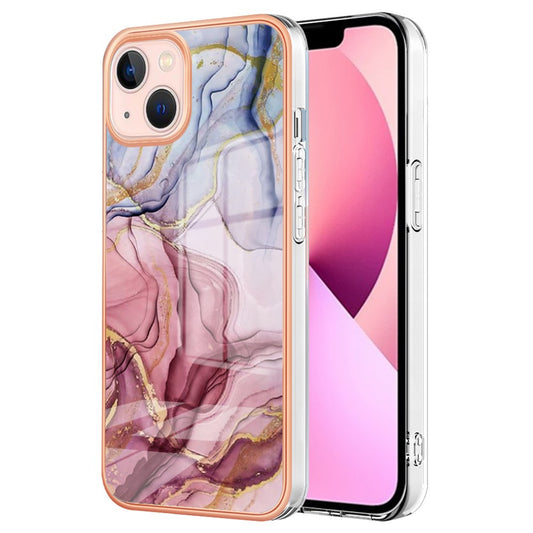 iPhone 15 Schutzhülle – Mit Marmormuster 2,0 mm Galvanik-Rückseite