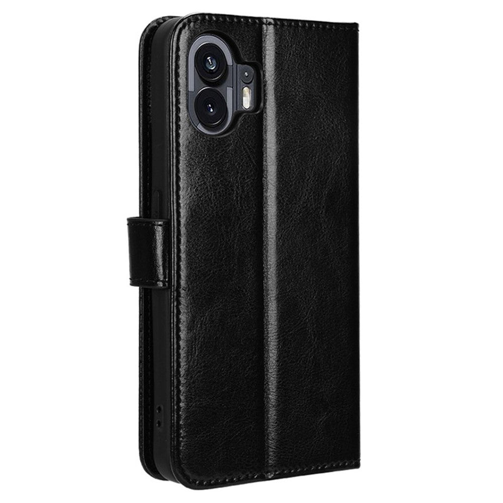 Nothing Phone (2) Wallet-Handyhülle – Aus strukturiertem Leder
