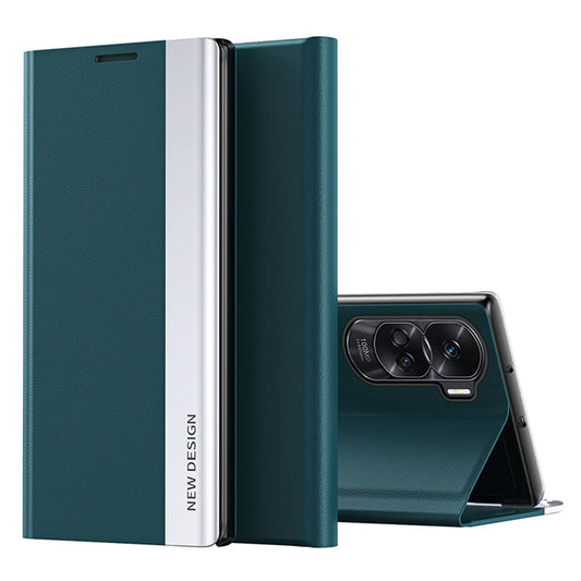 Honor X50i 5G / Honor 90 Lite 5G Handyhülle – X50i 5G PU-Leder + PC-Galvanisierungs- Fallschutz-Standgehäuse
