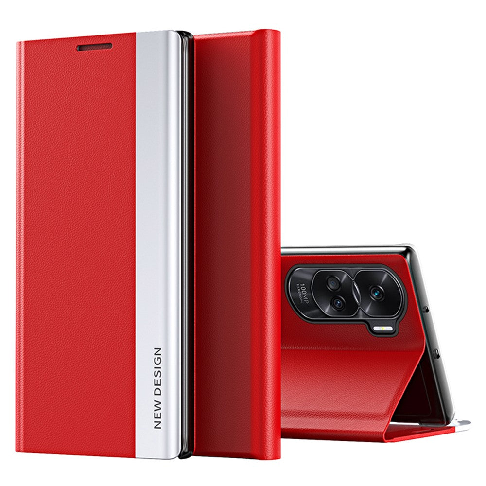 For Honor 90 Lite 5G / X50i 5G PU Leather+PC Electroplating Phone Cover Anti-drop Stand Case