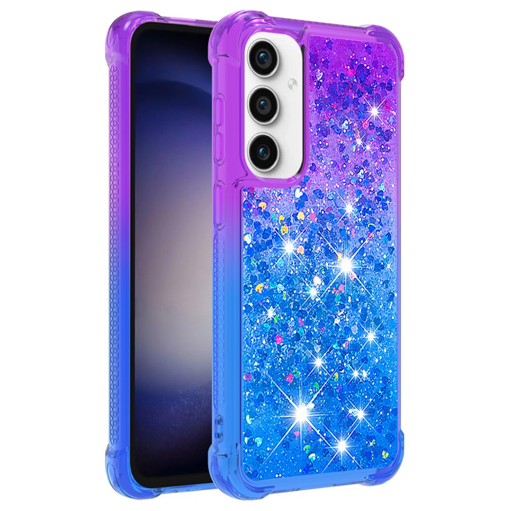 Galaxy S23 FE Glitter-Hülle – Farbverlauf mit funkelndem Puder