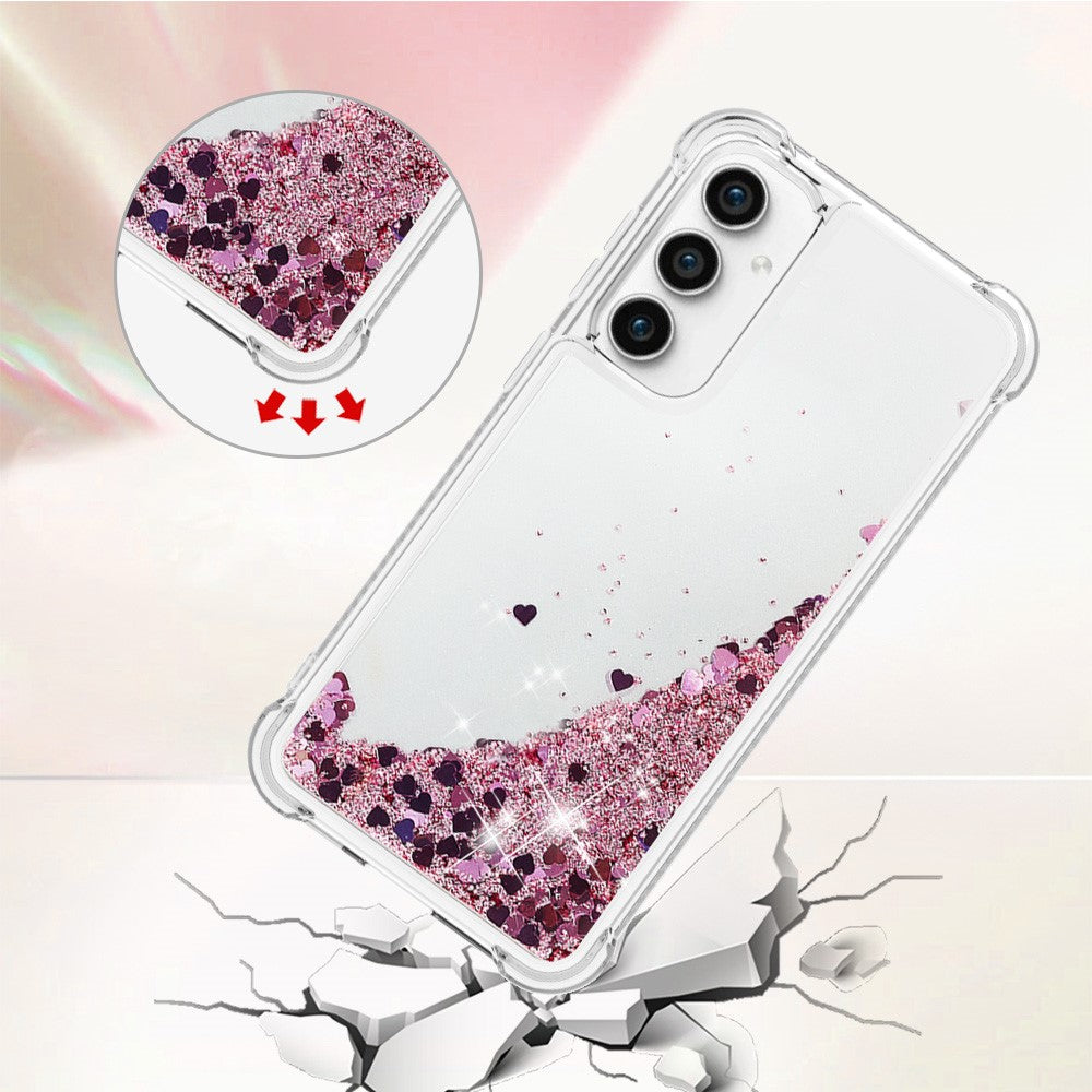 Galaxy S23 FE Glitzer-Hülle – Stoßfest & mit Treibsand