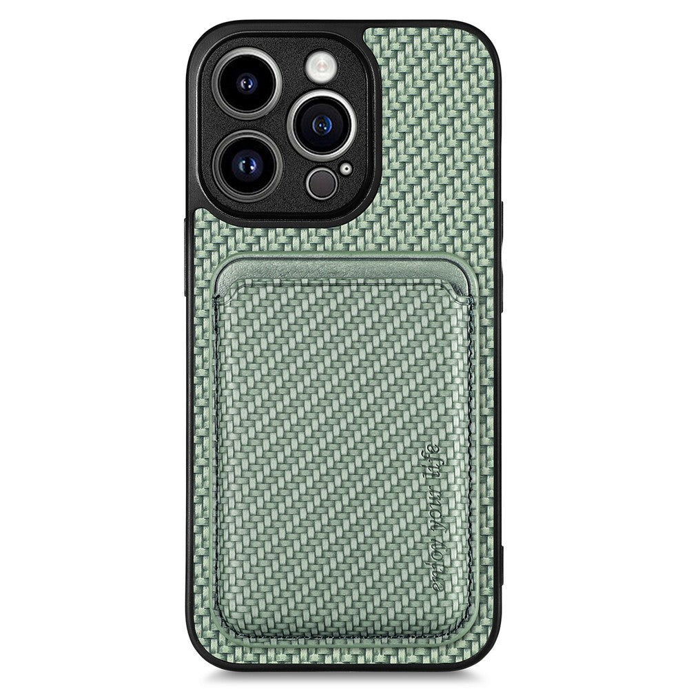 iPhone 15 Pro Schutzhülle – Magnetische abnehmbare Kartenhalter-Rückseite